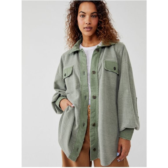 Free People Tops - Free People Ruby Jacket, Women's Medium, Color is Jaded, NWOT